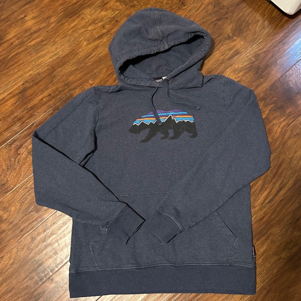 Patagonia Women's Size Medium Bear Logo Hoodie Pullover
